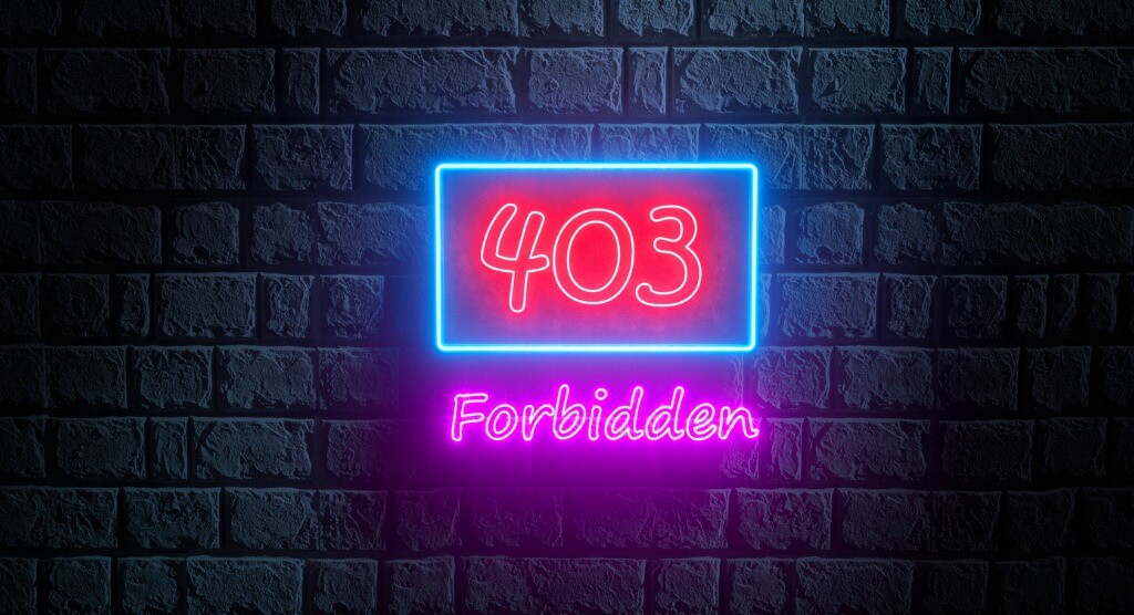 403 forbidden: causes and solutions