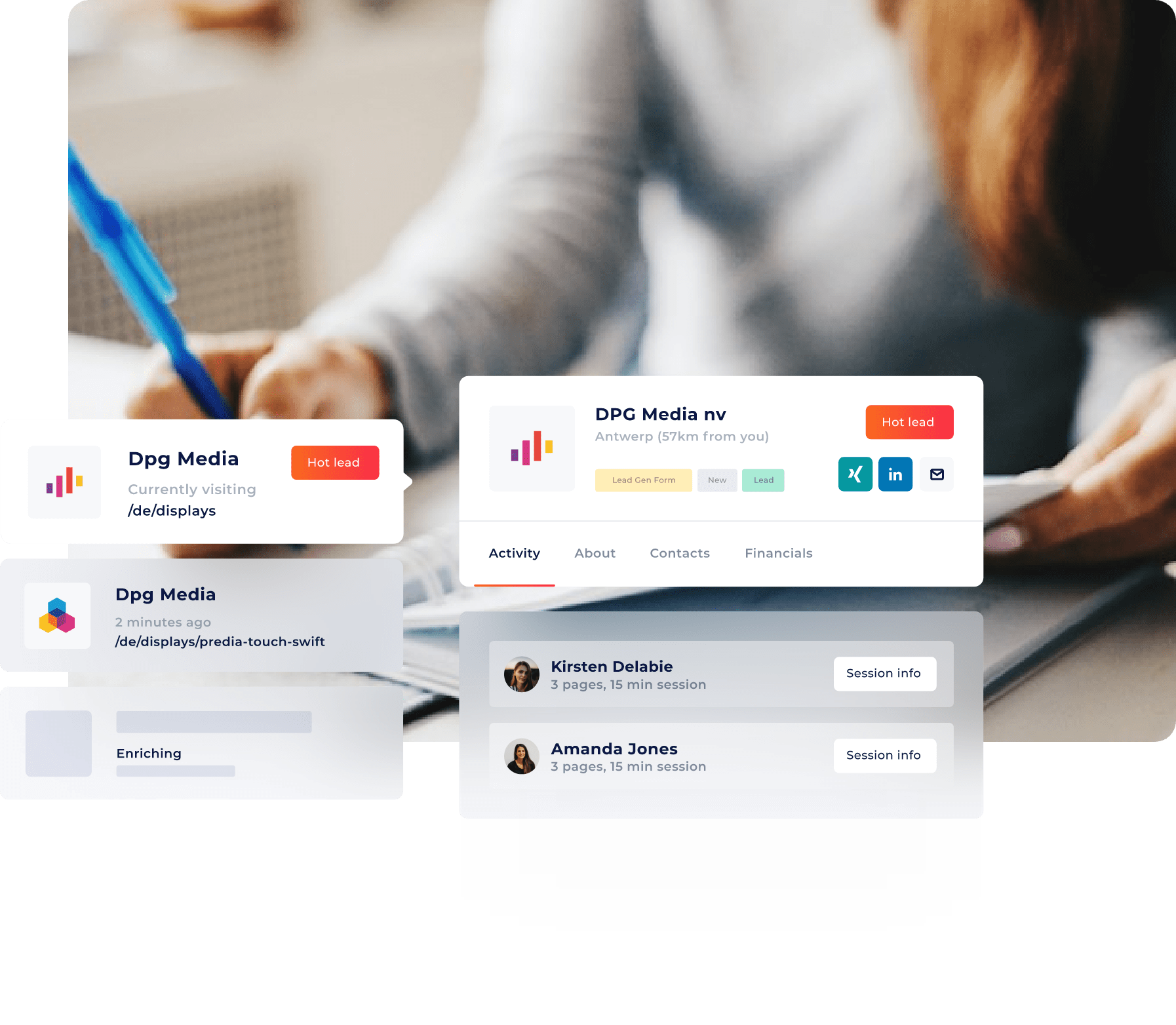 Reveal the most interested companies 