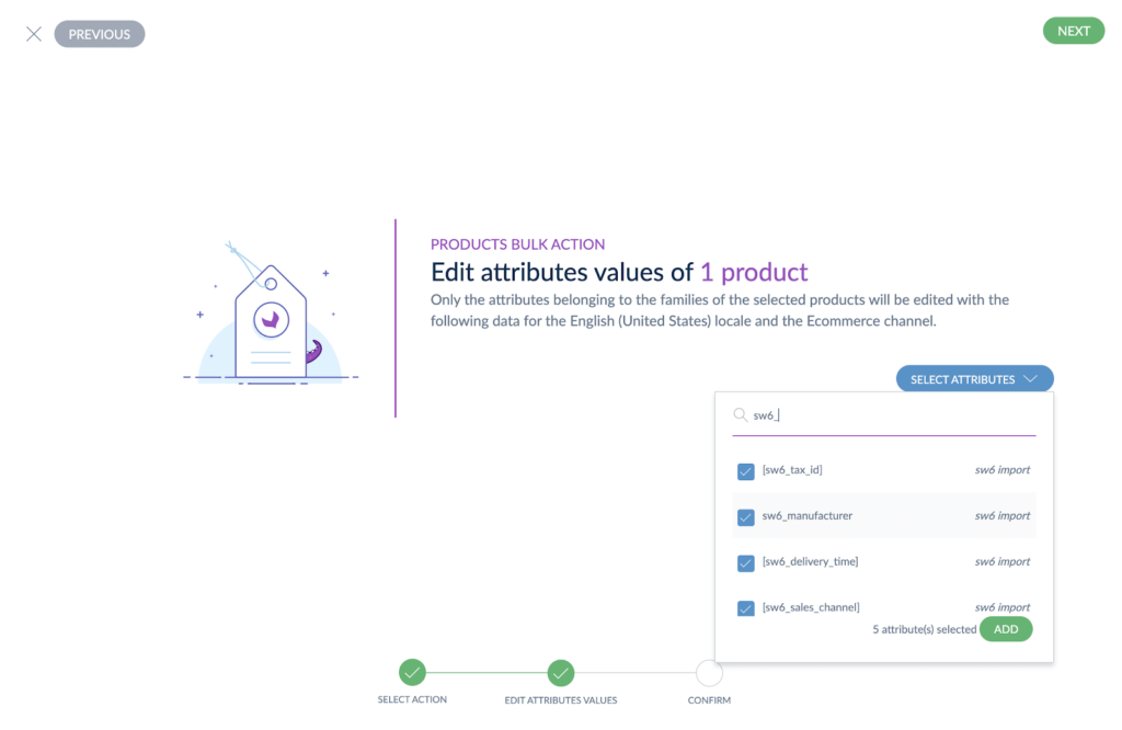 Akeneo Bulk Editor Mass Edit